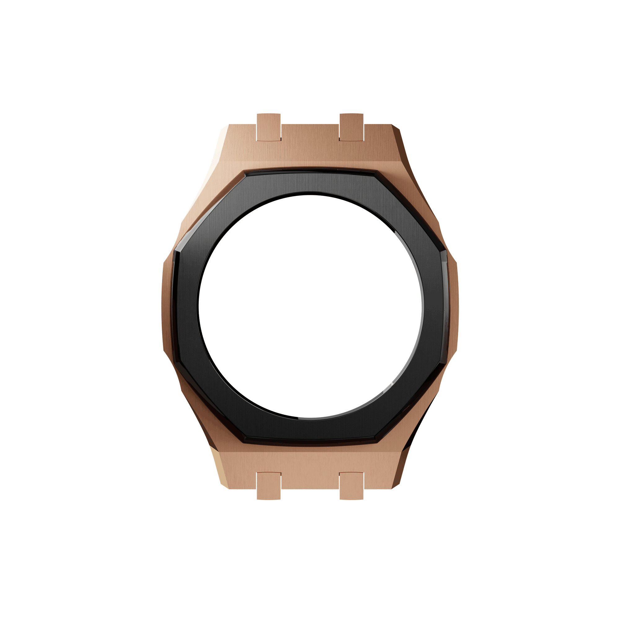 Rose Gold Case and Black Bezel