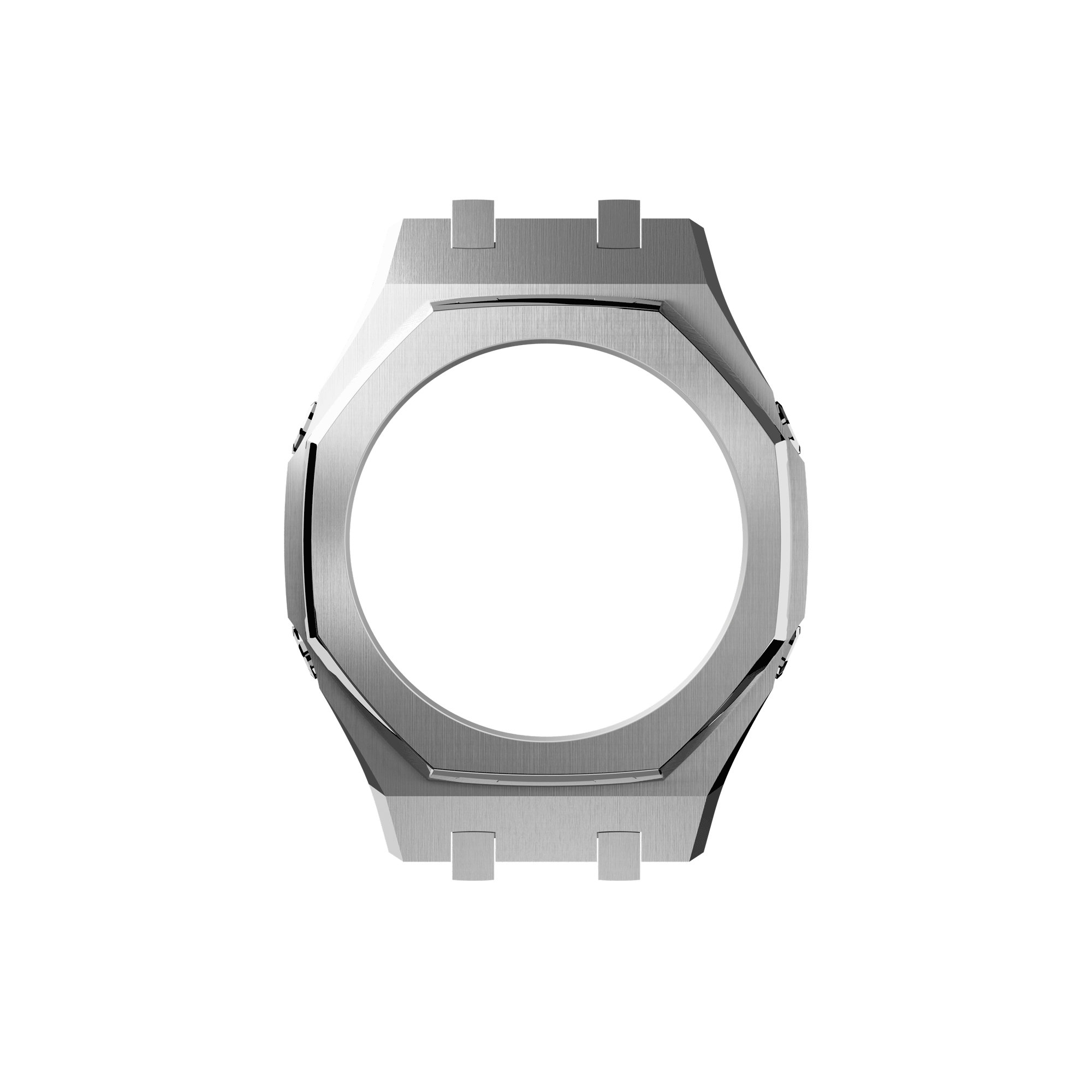 Silver Case and Silver Bezel
