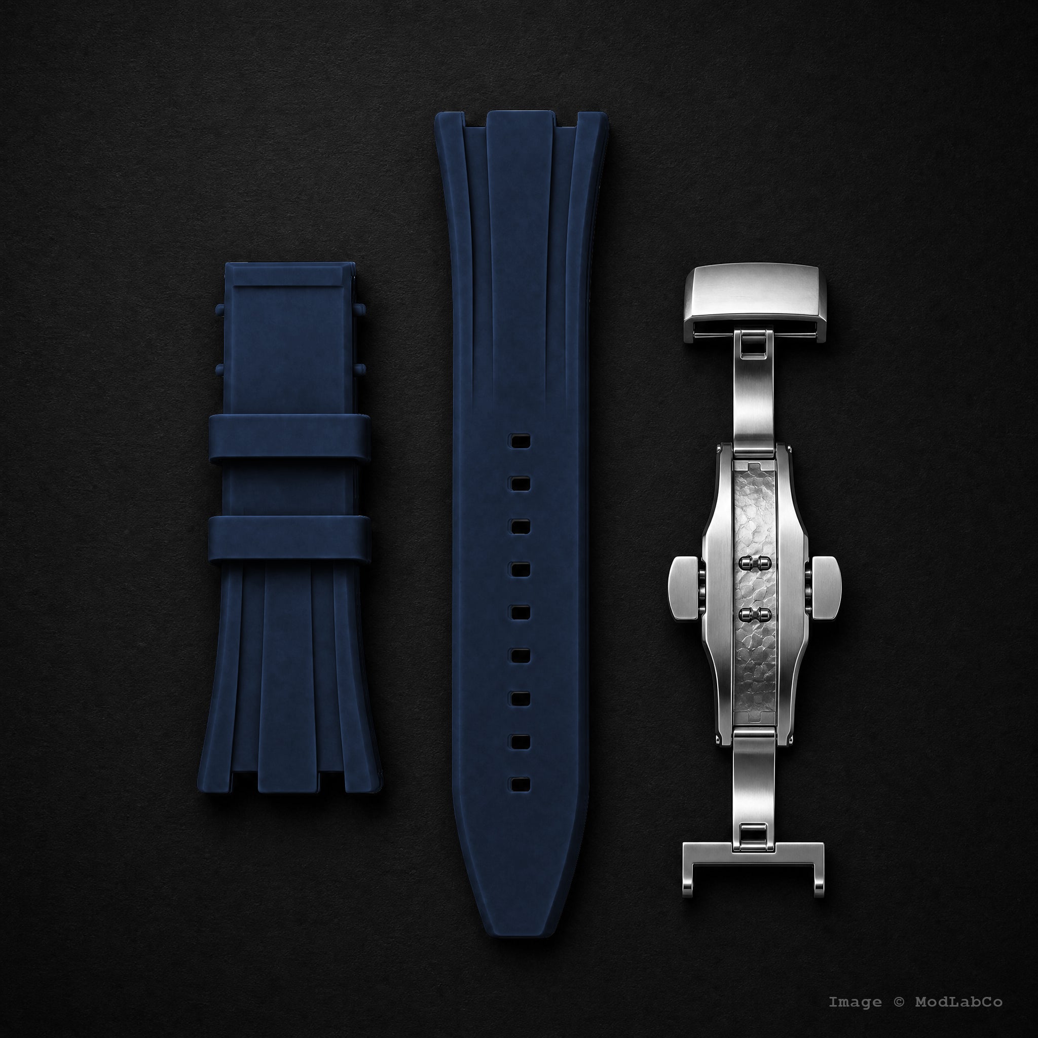 Navy Rubber Strap — Navy Straps