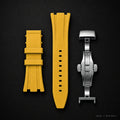 Yellow Gold Rubber Strap — Yellow Straps